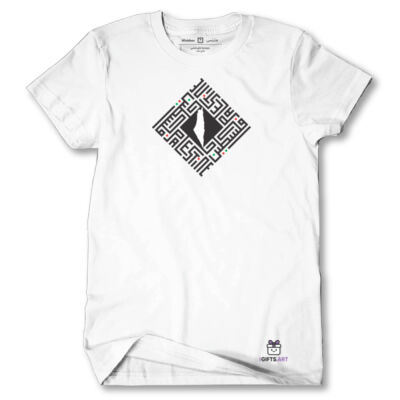 Modern Arabic calligraphy art Palestine map فن الخط العربي الحديث - خريطة فلسطين Thumbnail