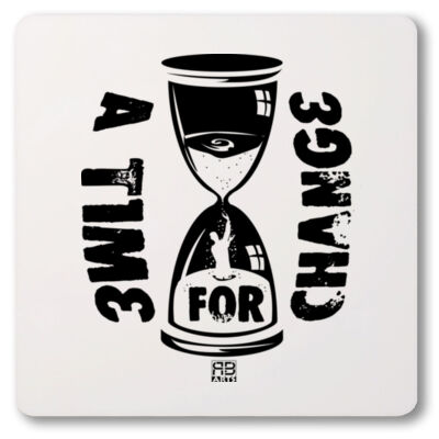 Hourglass Artwork Symbolizing Change - حان وقت التغيير) عمل فني على شكل ساعة رملية يرمز إلى التغيير) Thumbnail