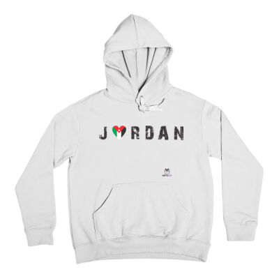 Beautiful design of the word "Jordan" in English with a heart-shaped flag- تصميم جميل لكلمة "الأردن" باللغة الإنجليزية مع علم على شكل قلب Thumbnail